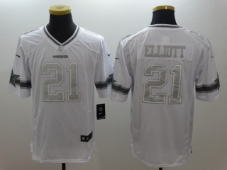 Nike-Cowboys-21-Ezekiel-Elliott-White-Platinum-Limited-Jersey