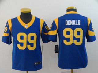 Los Angeles Rams #99 youth blue jersey