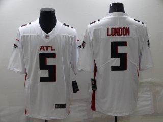 Men's Atlanta Falcons #5 Drake London White Vapor Untouchable Limited Stitched