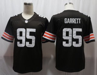 Browns-95 brown Vapor Stitched Football Jersey