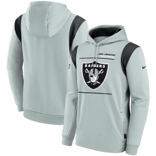 Las Vegas Raiders gray hoodies 2