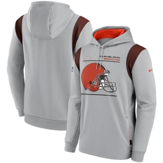 Cleveland Browns gray hoodies