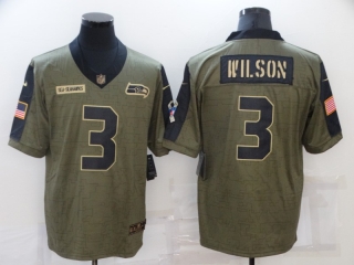 Seahawks-3-Russell-Wilson salute to service 2021 limited jersey