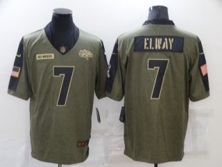 Denver Broncos #7 elway salute to service 2021 limited jersey