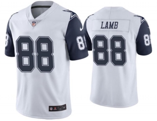 Nike-Cowboys-88-Ceedee-Lamb-White-Color-Rush-Limited-Jersey