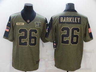 Giants-26-Saquon-Barkley 2021 salute to service limited jersey
