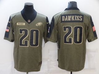 Eagles-20-Brian-Dawkins 2021 salute to service limited jersey