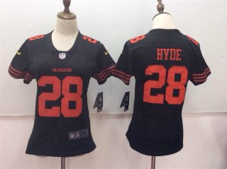 Nike-49ers-28-Carlos-Hyde-Women-Vapor-Untouchable-Player-Limited-Jersey