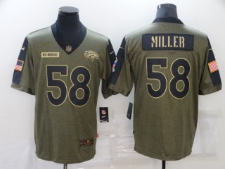 Broncos-58-Von-Miller2021 salute to service limited jersey