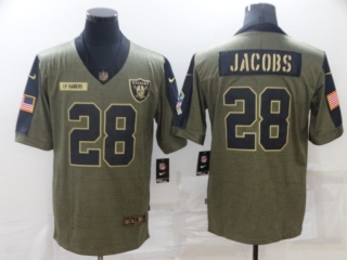Raiders-28-Josh-Jacobs 2021 salute to service jersey