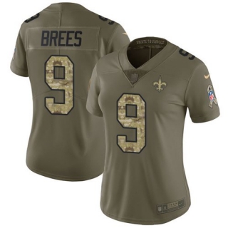 Nike-Saints-9-Drew-Brees-Olive-Camo-Women-Salute-To-Service-Limited-Jersey