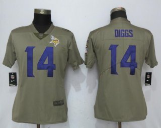 Nike-Vikings-14-Stefon-Diggs-Olive-Women-Salute-To-Service-Limited-Jersey