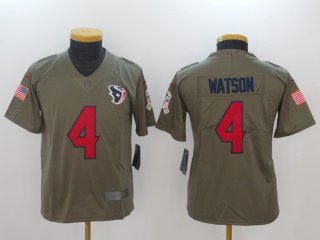 Nike-Texans-4-Deshaun-Watson-Olive-Youth-Salute-To-Service-Limited-Jersey