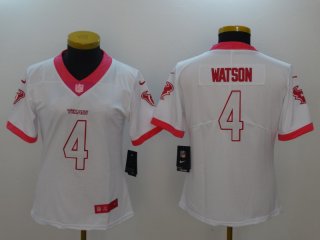 Nike-Texans-4-Deshaun-Watson-White-Pink-Women-Vapor-Untouchable-Player-Limited-Jersey