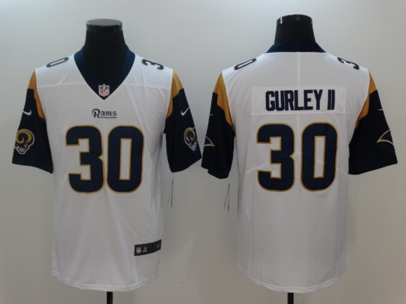 Nike-Rams-30-Todd-Gurley-II-White-Vapor-Untouchable-Player-Limited-Jersey