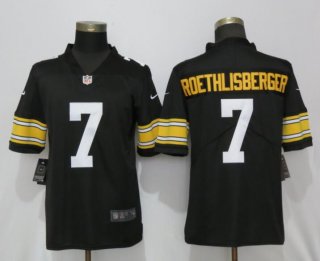 Nike-Steelers-7-Ben-Roethlisberger-Black-Alternate-Game-Jersey