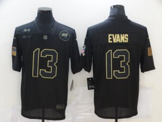 Nike-Buccaneers-13-Mike-Evans-Black-2020-Salute-To-Service-Limited-Jersey
