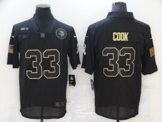 Nike-Vikings-33-Dalvin-Cook-Black-2020-Salute-To-Service-Limited-Jersey