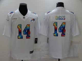 Vikings-14-Stefon-Diggs white rainbow jersey