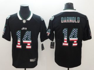 Nike-Jets-14-Sam-Darnold-Black-USA-Flag-Fashion-Limited-Jersey