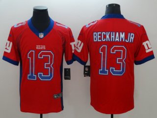 Nike-Giants-13-Beckham-Jr-Red-Drift-Fashion-Limited-Jersey
