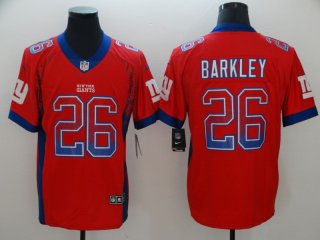 Nike-Giants-26-Saquon-Barkley-Red-Drift-Fashion-Limited-Jersey