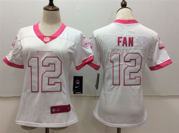 Nike-Seahawks-12-Fan-White-Pink-Women-Vapor-Untouchable-Player-Limited-Jersey
