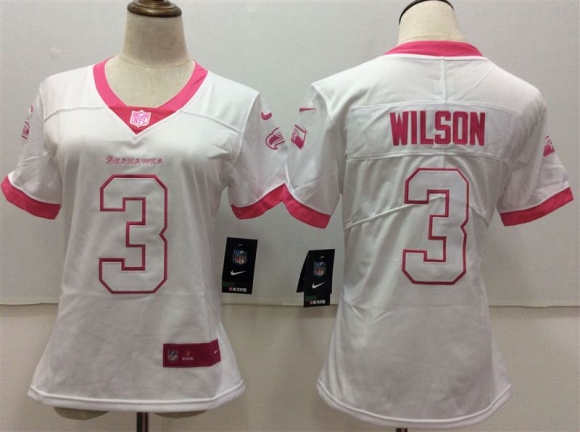 Nike-Seahawks-3-Russell-Wilson-White-Pink-Women-Color-Rush-Limited-Jersey