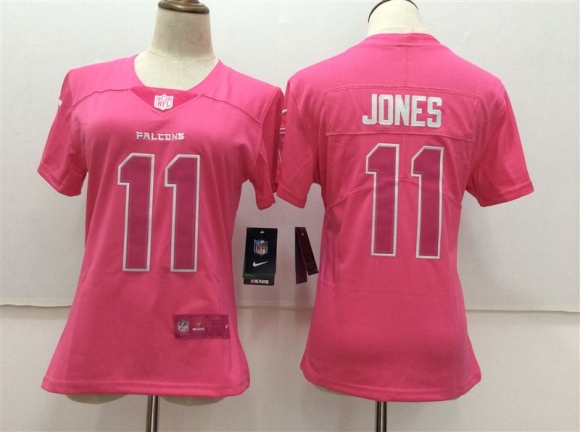 Nike-Falcons-11-Julio-Jones-Pink-Women-Vapor-Untouchable-Player-Limited-Jersey