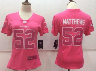 Nike-Packers-52-Clay-Matthews-Pink-Women-Vapor-Untouchable-Player-Limited-Jersey