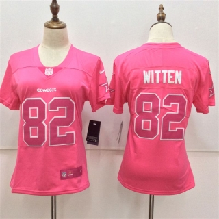 Nike-Cowboys-82-Jason-Witten-Pink-Women-Vapor-Untouchable-Player-Limited-Jersey