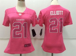 Nike-Cowboys-21-Ezekiel-Elliott-Pink-Women-Vapor-Untouchable-Player-Limited-Jersey