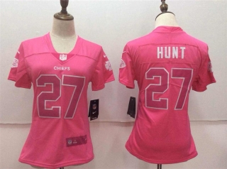 Nike-Chiefs-27-Kareem-Hunt-Pink-Women-Vapor-Untouchable-Player-Limited-Jersey