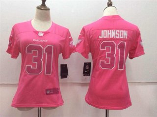 Nike-Cardinals-31-David-Johnson-Pink-Women-Vapor-Untouchable-Player-Limited-Jersey