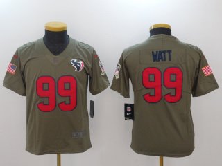 Nike-Texans-99-JJ-Watt-Olive-Youth-Salute-To-Service-Limited-Jersey