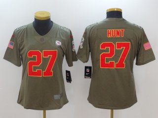 Nike-Chiefs-27-Kareem-Hunt-Women-Olive-Salute-To-Service-Limited-Jersey