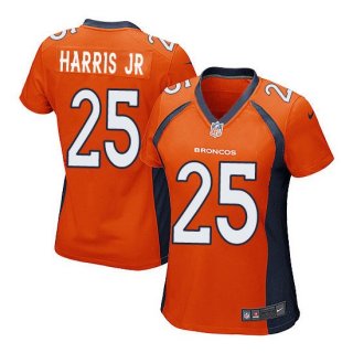 Nike-Broncos-25-Chris-Harris-Jr-Orange-Women-Game-Jersey