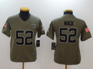Nike-Raiders-52-Khalil-Mack-Youth-Olive-Salute-To-Service-Limited-Jersey