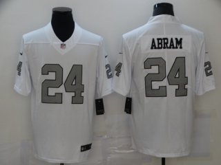 Nike-Raiders-24-Johnathan-Abram-White-Color-Rush-Limited-Jersey