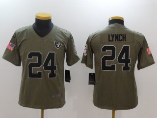 Nike-Raiders-24-Marshawn-Lynch-Youth-Olive-Salute-To-Service-Limited-Jersey