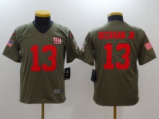 Nike-Giants-13-Odell-Beckham-Jr.-Youth-Olive-Salute-To-Service-Limited-Jersey