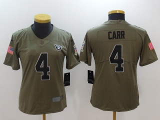 Nike-Raiders-4-Derek-Carr-Women-Olive-Salute-To-Service-Limited-Jersey