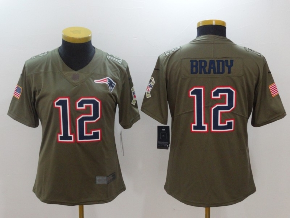 Nike-Patriots-12-Tom-Brady-Women-Olive-Salute-To-Service-Limited-Jersey