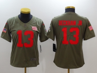 Nike-Giants-13-Odell-Beckham-Jr.-Women-Olive-Salute-To-Service-Limited-Jersey