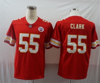 Chiefs-55--red limited jersey