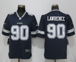 Nike-Cowboys-90-DeMarcus-Lawrence blue -Vapor-Untouchable-Player-Limited-Jersey