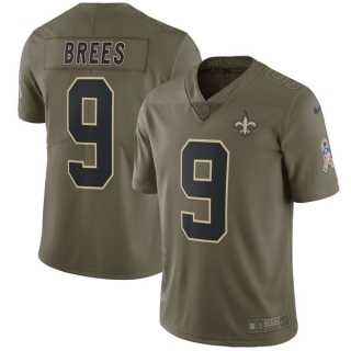 Nike-Saints-9-Drew-Brees-Youth-Olive-Salute-To-Service-Limited-Jersey
