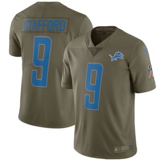 Nike-Lions-9-Matthew-Stafford-Youth-Olive-Salute-To-Service-Limited-Jersey