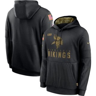 Minnesota Vikings 2020 NFL salute to service hoodies