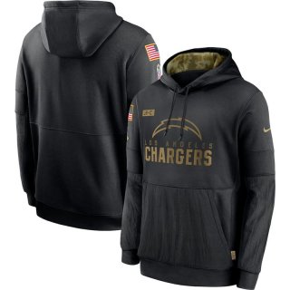 Los Angeles Chargers 2020 NFL salute to service hoodies